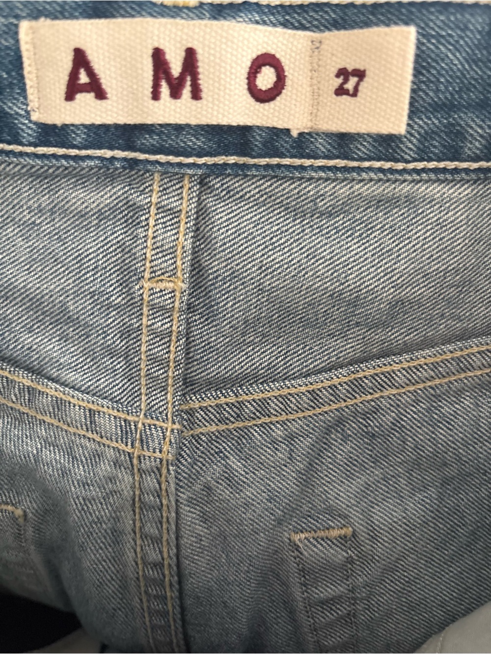 AMO Denim Robbie Jean NWOT✨Sz 27 (15” waist) - Picture 10 of 11